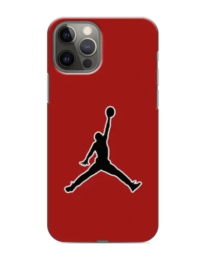Чехол для iPhone 12 Pro с картинкой «Jordan Red Back»