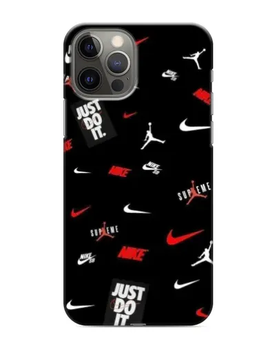 Чехол для iPhone 12 Pro с картинкой «Nike Mix Pattern»
