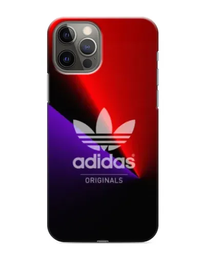 Чехол для iPhone 12 Pro с картинкой «Adidas Red Neon»