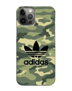 Чехол для iPhone 12 Pro с картинкой «Милитари стиль Adidas»