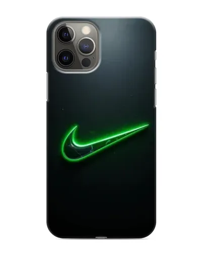 Чехол для iPhone 12 Pro с картинкой «Неоновый контур Nike» Чехол для iPhone 12 Pro с картинкой «Неоновый контур Nike»