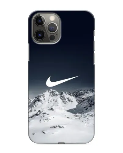 Чехол для iPhone 12 Pro с картинкой «Nike — зимние горы» Чехол для iPhone 12 Pro с картинкой «Nike — зимние горы»