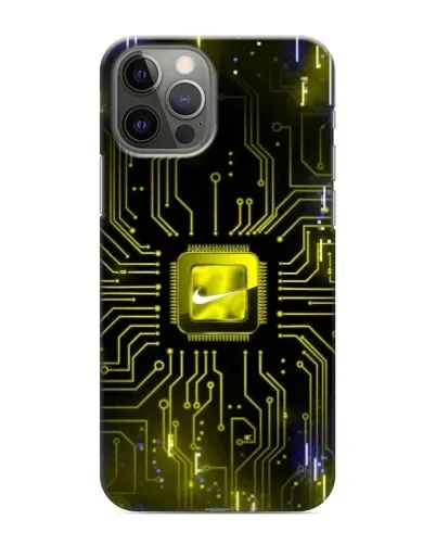 Чехол для iPhone 12 Pro с картинкой «Nike — золотая искра» Чехол для iPhone 12 Pro с картинкой «Nike — золотая искра»