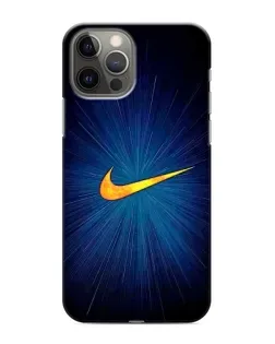 Чехол для iPhone 12 Pro с картинкой «Синий пульс Nike»