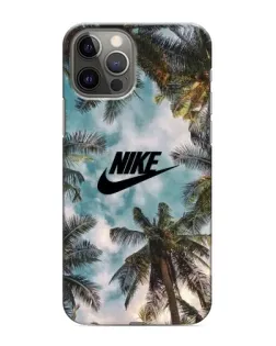 Чехол для iPhone 12 Pro с картинкой «Тропический принт Nike»