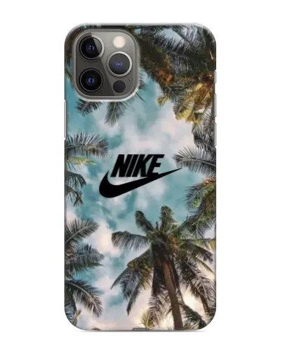 Чехол для iPhone 12 Pro с картинкой «Тропический принт Nike» Чехол для iPhone 12 Pro с картинкой «Тропический принт Nike»