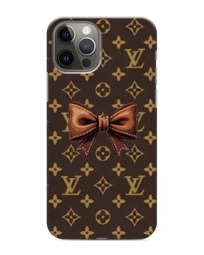 Чехол для iPhone 12 Pro с картинкой «LV с бантом» Чехол для iPhone 12 Pro с картинкой «LV с бантом»