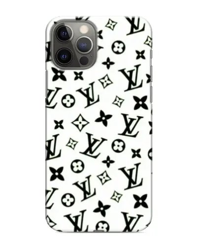 Чехол для iPhone 12 Pro с картинкой «Монохромный хаос LV» Чехол для iPhone 12 Pro с картинкой «Монохромный хаос LV»