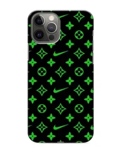Чехол для iPhone 12 Pro с картинкой «Неоновый принт LV»