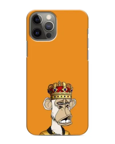 Чехол для iPhone 12 Pro с картинкой «Золотая обезьяна Bored Ape»