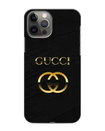 Чехол для iPhone 12 Pro с картинкой «Золотой логотип Gucci» Чехол для iPhone 12 Pro с картинкой «Золотой логотип Gucci»