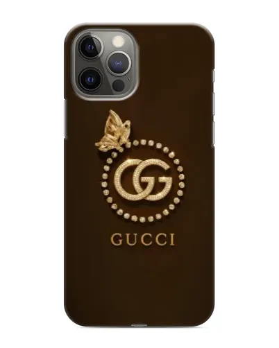 Чехол для iPhone 12 Pro с картинкой «Gucci — золотая бабочка» Чехол для iPhone 12 Pro с картинкой «Gucci — золотая бабочка»