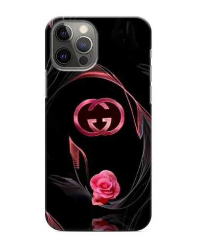Чехол для iPhone 12 Pro с картинкой «Gucci — неоновая роза» Чехол для iPhone 12 Pro с картинкой «Gucci — неоновая роза»