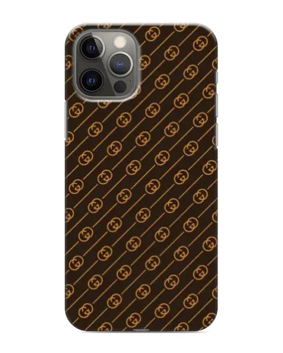Чехол для iPhone 12 Pro с картинкой «Gucci — золотые диагонали» Чехол для iPhone 12 Pro с картинкой «Gucci — золотые диагонали»