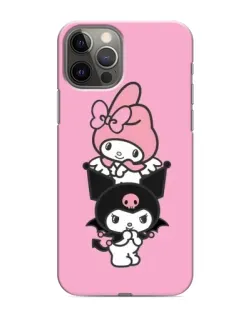 Чехол для iPhone 12 Pro с картинкой «My Melody и Kuromi»