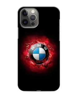 Чехол для iPhone 12 Pro с картинкой «Логотип BMW — вспышка»