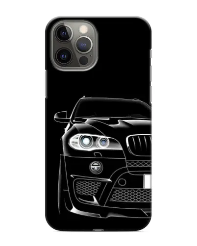 Чехол для iPhone 12 Pro с картинкой «Темный силуэт BMW» Чехол для iPhone 12 Pro с картинкой «Темный силуэт BMW»