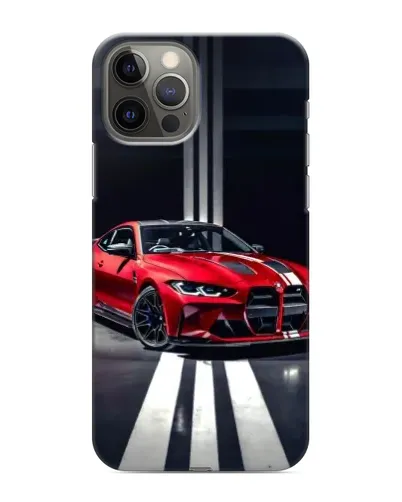 Чехол для iPhone 12 Pro с картинкой «Красная BMW на дороге» Чехол для iPhone 12 Pro с картинкой «Красная BMW на дороге»