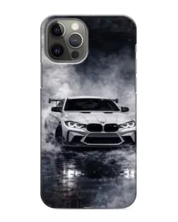 Чехол для iPhone 12 Pro с картинкой «BMW сквозь туман»
