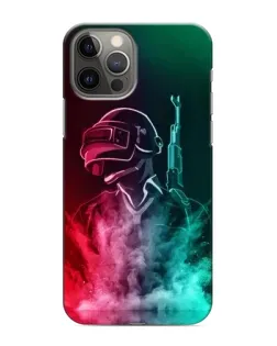 Чехол для iPhone 12 Pro с картинкой «PUBG — огненный воин»