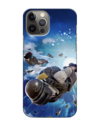 Чехол для iPhone 12 Pro с картинкой «Десант PUBG — прыжок» Чехол для iPhone 12 Pro с картинкой «Десант PUBG — прыжок»