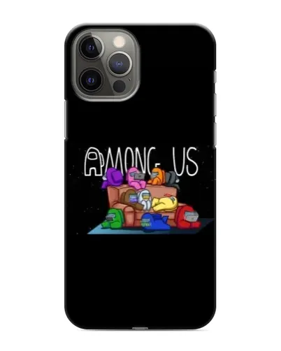 Чехол для iPhone 12 Pro с картинкой «Логотип Among Us» Чехол для iPhone 12 Pro с картинкой «Логотип Among Us»