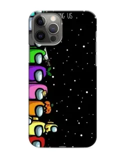 Чехол для iPhone 12 Pro с картинкой «Команда Among Us» Чехол для iPhone 12 Pro с картинкой «Команда Among Us»