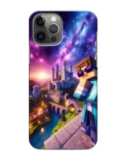 Чехол для iPhone 12 Pro с картинкой «Стив и космос»