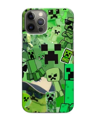 Чехол для iPhone 12 Pro с картинкой «Криперы Minecraft» Чехол для iPhone 12 Pro с картинкой «Криперы Minecraft»