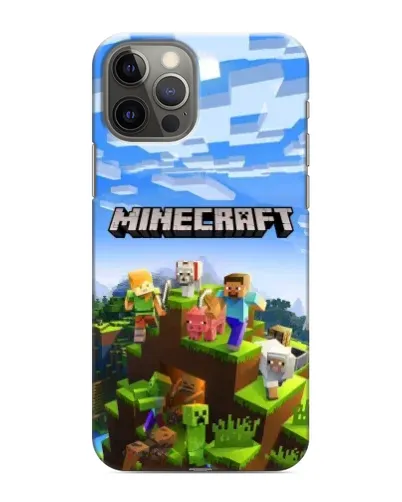 Чехол для iPhone 12 Pro с картинкой «Minecraft классический мир» Чехол для iPhone 12 Pro с картинкой «Minecraft классический мир»