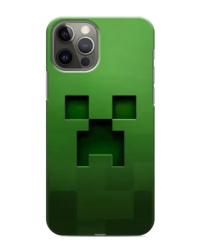Чехол для iPhone 12 Pro с картинкой «Крипер микро-дизайн» Чехол для iPhone 12 Pro с картинкой «Крипер микро-дизайн»