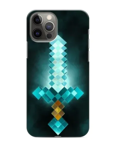 Чехол для iPhone 12 Pro с картинкой «Алмазный меч неон» Чехол для iPhone 12 Pro с картинкой «Алмазный меч неон»