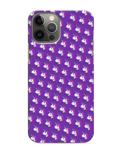 Чохол для iPhone 12 Pro з картинкою «Єдинороги на фіолетовому» Чохол для iPhone 12 Pro з картинкою «Єдинороги на фіолетовому»