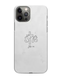 Чохол для iPhone 12 Pro з картинкою «Івана 3:16 Хрест» Чохол для iPhone 12 Pro з картинкою «Івана 3:16 Хрест»