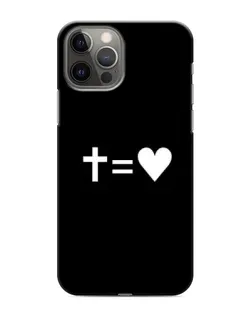 Чохол для iPhone 12 Pro з картинкою «Хрест та Серце»