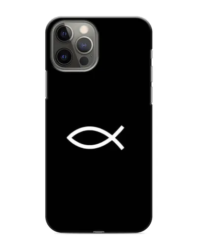 Чехол для iPhone 12 Pro с картинкой «Символ рыбы Jesus» Чехол для iPhone 12 Pro с картинкой «Символ рыбы Jesus»