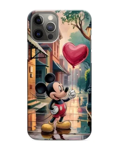 Чехол для iPhone 12 Pro с картинкой «Микки и шарик-сердце» Чехол для iPhone 12 Pro с картинкой «Микки и шарик-сердце»
