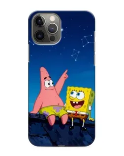 Чохол для iPhone 12 Pro з картинкою «Губка Боб та Патрік вночі» Чохол для iPhone 12 Pro з картинкою «Губка Боб та Патрік вночі»
