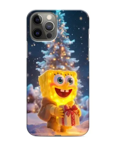 Чехол для iPhone 12 Pro с картинкой «Рождественский Спанч Боб» Чехол для iPhone 12 Pro с картинкой «Рождественский Спанч Боб»