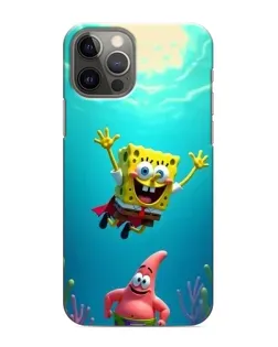 Чехол для iPhone 12 Pro с картинкой «Спанч Боб под водой» Чехол для iPhone 12 Pro с картинкой «Спанч Боб под водой»