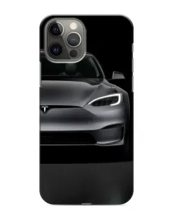 Чехол для iPhone 12 Pro с картинкой «Tesla Model S Look» Чехол для iPhone 12 Pro с картинкой «Tesla Model S Look»