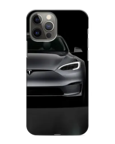 Чехол для iPhone 12 Pro с картинкой «Tesla Model S Look» Чехол для iPhone 12 Pro с картинкой «Tesla Model S Look»