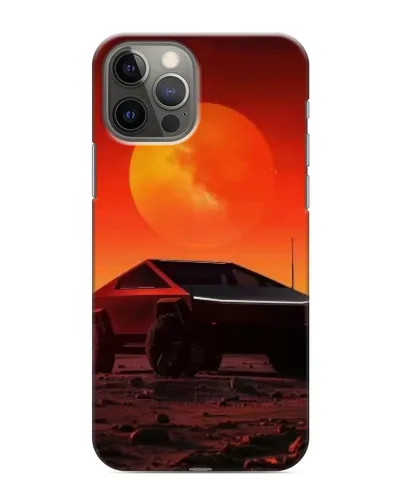 Чехол для iPhone 12 Pro с картинкой «Cybertruck на Марсе» Чехол для iPhone 12 Pro с картинкой «Cybertruck на Марсе»