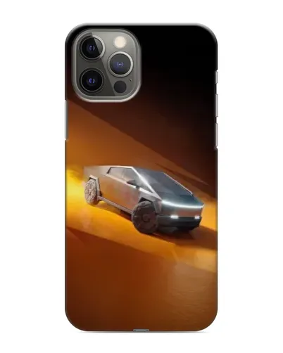Чехол для iPhone 12 Pro с картинкой «Cybertruck в пустыне» Чехол для iPhone 12 Pro с картинкой «Cybertruck в пустыне»