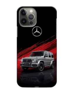 Чехол для iPhone 12 Pro с картинкой «Mercedes G-Class красный»