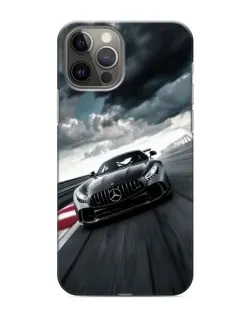 Чехол для iPhone 12 Pro с картинкой «Гоночный Mercedes AMG»