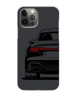 Чехол для iPhone 12 Pro с картинкой «Задняя часть Audi — арт» Чехол для iPhone 12 Pro с картинкой «Задняя часть Audi — арт»