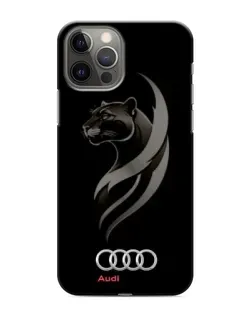 Чехол для iPhone 12 Pro с картинкой «Графика — пантера и Audi» Чехол для iPhone 12 Pro с картинкой «Графика — пантера и Audi»