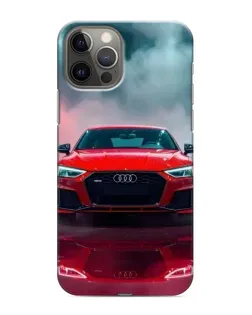 Чехол для iPhone 12 Pro с картинкой «Audi RS — красный стиль» Чехол для iPhone 12 Pro с картинкой «Audi RS — красный стиль»