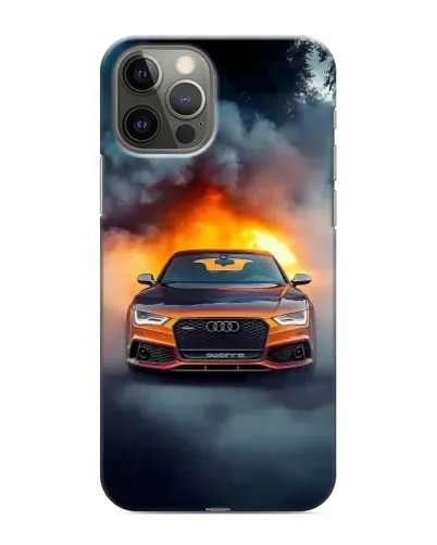 Чохол для iPhone 12 Pro з картинкою «Audi у вогняному диму» Чохол для iPhone 12 Pro з картинкою «Audi у вогняному диму»